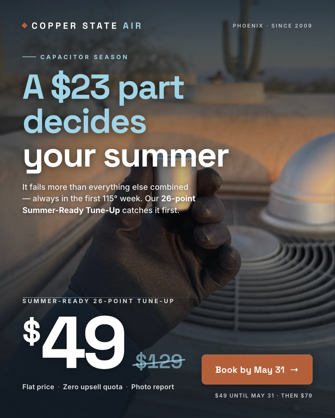 Copper State Air ad creative — Catch the $23 part before June does