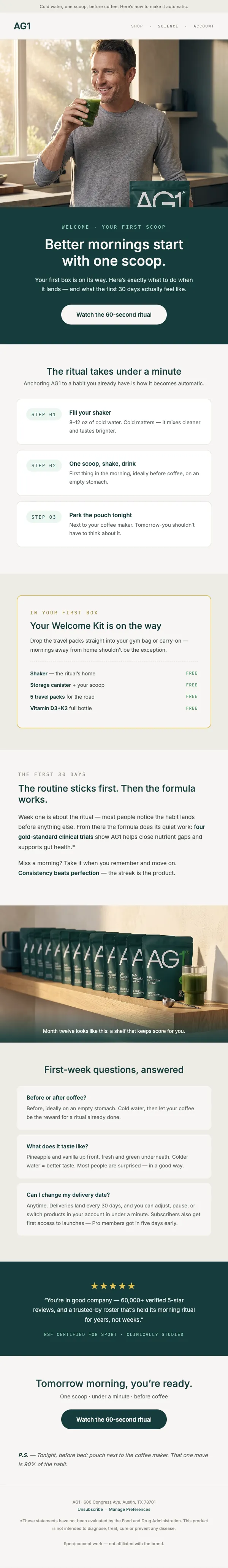 Read this before your first scoop arrives — Klaviyo email render
